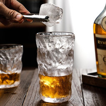 Glacier pattern glass ins wind high color value female cup fruit juice drink tree pattern complete set cup Nordic net red wine glass