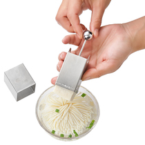 Kitchen plate decoration 304 stainless steel chrysanthemum tofu knife mold Vince tofu cutting knife hotel creative cauliflower artifact