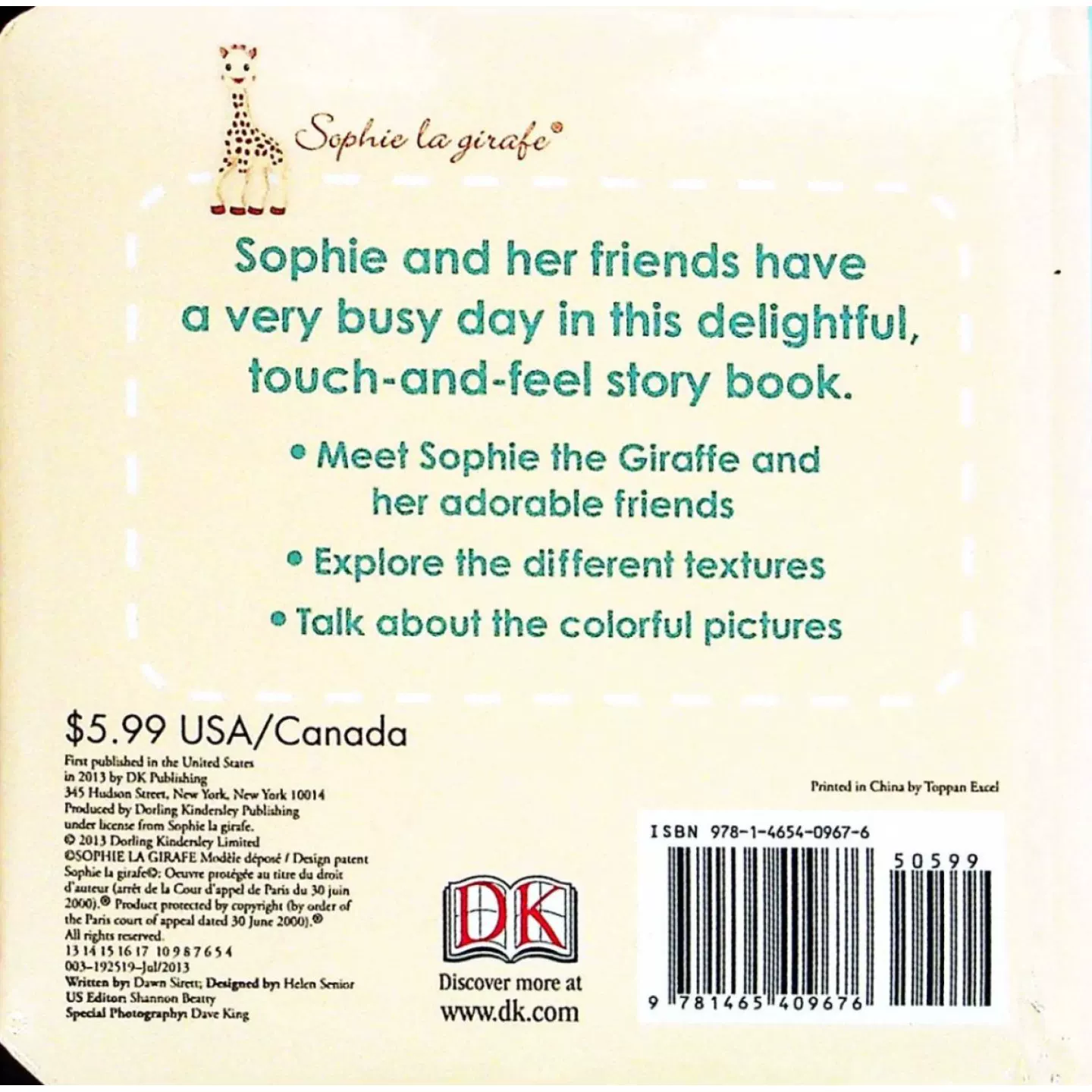 Оригинальная английская книга серии Sophie the Giraffe, тактильная книга для раннего образования, воспитание родителей и детей, подходит для малышей 02 лет, познавательная жизнь Софи жираф, книга для раннего развития, помогающая детям узнавать через день жизни Софи жираф.