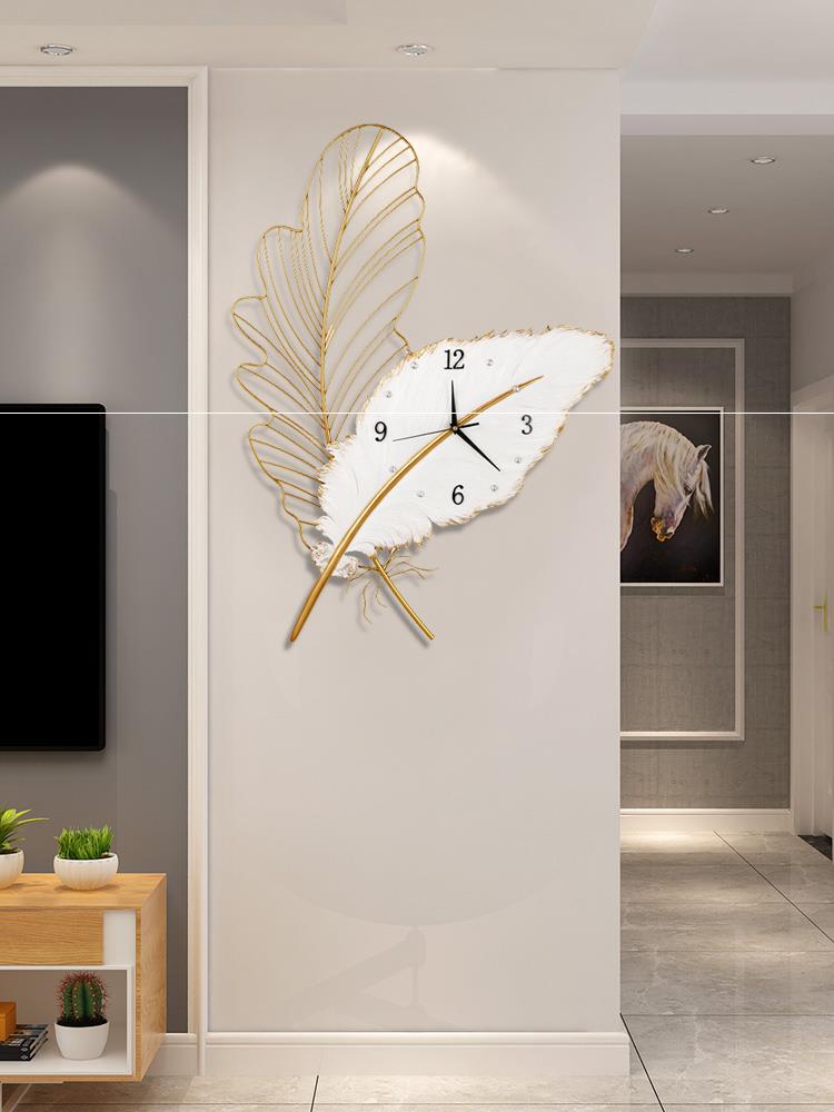 Living room light extravagant high-end 2021 sofa Background wall hanging bell wall minimalist modern new stylish restaurant TV-Taobao