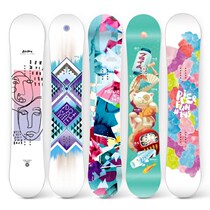 TERROR Ski board Veneer Kit Equipped with full range of women snowboard Mens beginners Versatile Flat Floral Snowshoe Snowboard
