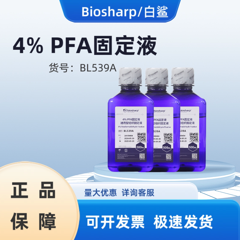Biosharp/白鲨  BL539A  4% PFA固定液