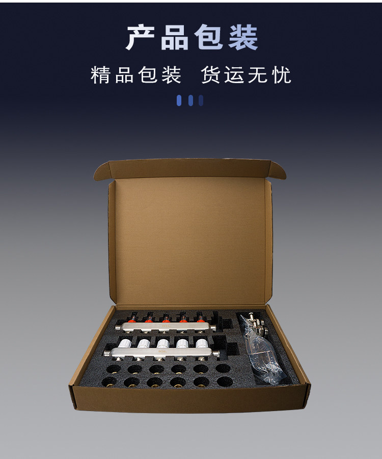 2-12 Loops Manifold With Pressure Gauge And Auto Air Vent Stainless Steel Floor Heating Water Distributor With Multi Ports Branch 27 2-12 Loops Manifold With Pressure Gauge And Auto Air Vent Stainless Steel Floor Heating Water Distributor With Multi Ports Branch 12