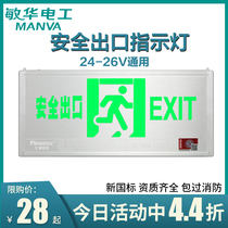 Minhwa Electrics Low Pressure Safety Exit Indicator Light Fire Emergency Evacuation Sign Lamp 24v36v Universal Lamp