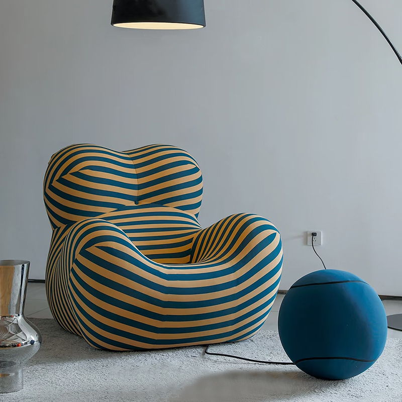 Mom's Embrace Sofa Chair Casual Chair Light Luxury Living Room Balcony Internet Celebrity Original Lazy Sofa Removable and Washable Sofa