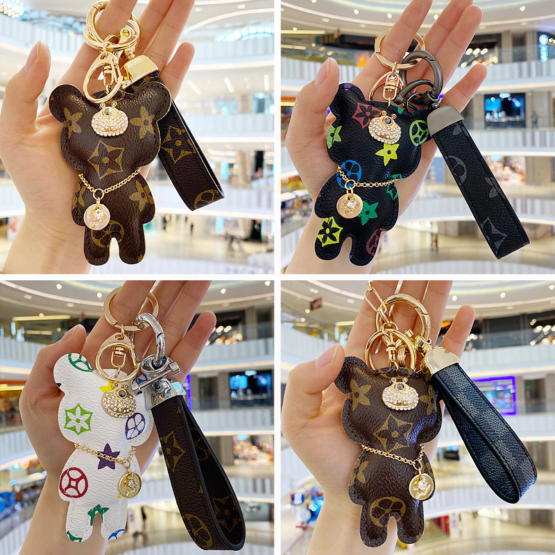 Suitable for Mercedes-Benz BMW Audi car keychain women's pendant high-end key chain personality pendant high-end lanyard women