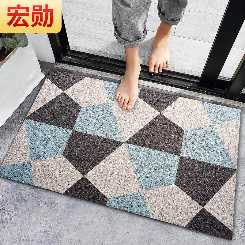 Home door mats entrance door mats bathroom non-slip mats powder room absorbent floor mats bedroom carpet mats