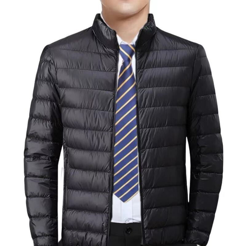 Didi Special Car Service Clothing Winter Pure Black Lightweight down Jacket Stand Collar Short Winter Coat Driving down Jacket