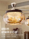 2026 New Model Persimmon Vintage Living Room Chandelier Main Light French Crystal High-End New Chinese Style Retro Whole House Lighting Fixtures