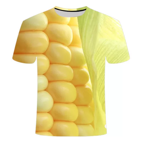 Летняя прохладная футболка подходит для мужчин и женщин, комплект, 3D, короткий рукав