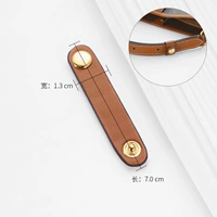 Карамельный цвет плечевого ремня с фиксированной пряжкой (сингл)