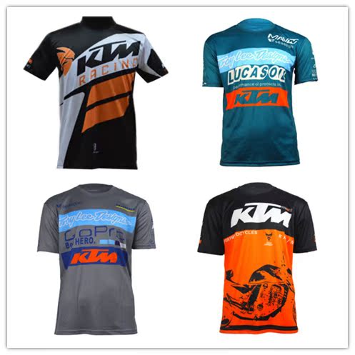 Custom KTM TLD speed drop suit cross-country motorcycle riding equipped mountain bike T-shirt speed dry clothes custom-made-Taobao