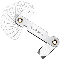 Stainless steel rgauge full range of high-precision radius gauge plate R angle gauge ruler arc rounded angle measuring tool Arc Ruler