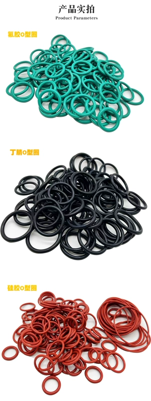 phớt xi lanh thủy lực Cao su Flo Vòng chữ O có đường kính ngoài 10-500 * đường kính dây 3,5mm chịu nhiệt độ cao axit và kiềm chống ăn mòn dầu cói miễn phí vận chuyển phốt bơm thủy lực giá phớt thủy lực