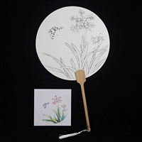 Круглая модель [Narcissus Butterfly Love] поставляется с бесплатной ручкой для рисования и пластиной.