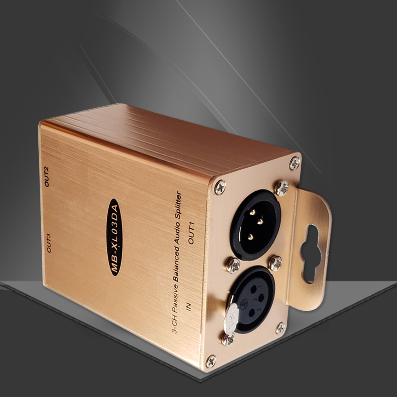 Professional audio distributor 1 - 2 converter noise reduction in one - in - three balance line 1 - 2 converter
