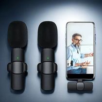 3 In 1 Wireless Lavalier Microphone for iPhone Android 3 5mm