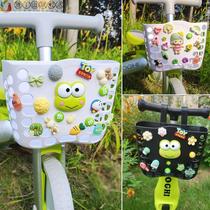 Cool Ride Adapted Child Tricycle Car Basket Scooter Bike Basket Front Car Frame Cool Chic Car Basket Decoration Accessories