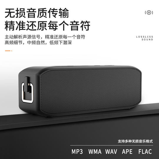 Stylmyl2022新款蓝牙音响高音质大功率50W双喇叭无线防水便携音箱