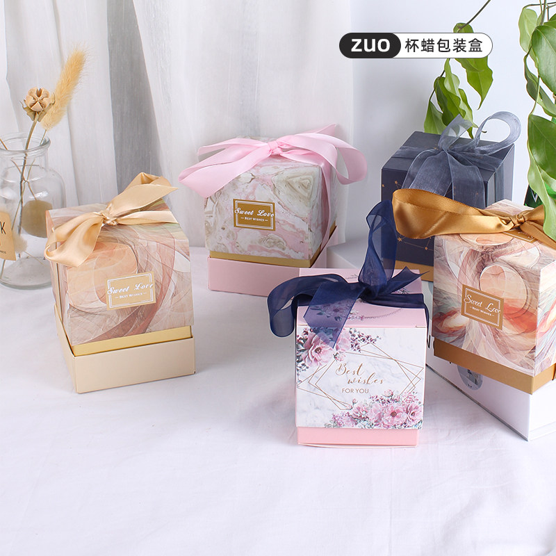 ZUO Incense Candle Cup Creative Hand Pleaser Box Upscale Fine Packaging Box Pendulum Pvc Transparent Box Kraft Cardboard Box