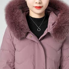 Одежда для дам 雅鹿妈妈冬季羽绒服女中长款2021年新款洋气冬装中老年人外套