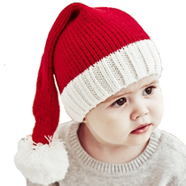 Christmas Hats Children Adults Head Accessories Knit Wool Thread Christmas Hats Christmas Parent-child Dress Decoration Items