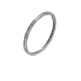 Серебряный ретро браслет подходит для мужчин и женщин для влюбленных, простой и элегантный дизайн