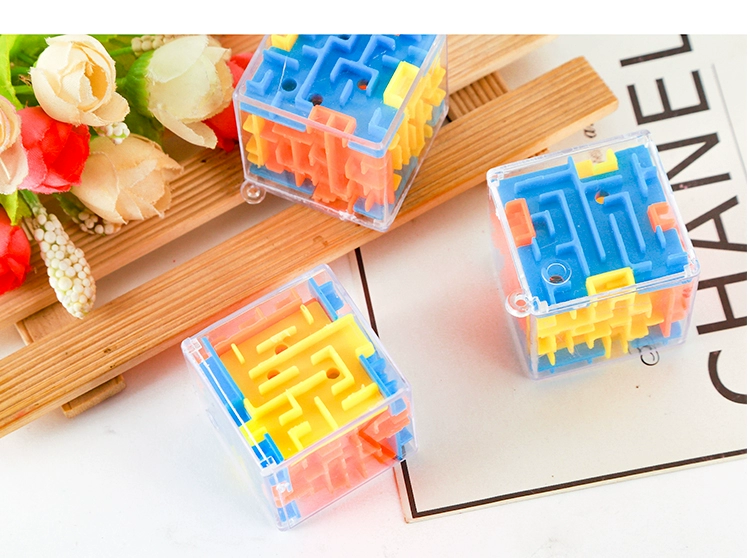 Mini Labyrinth Cube 3D Hạt ma thuật ba chiều Hạt thông minh học tập sớm Giải nén đồ chơi trẻ em - Đồ chơi IQ