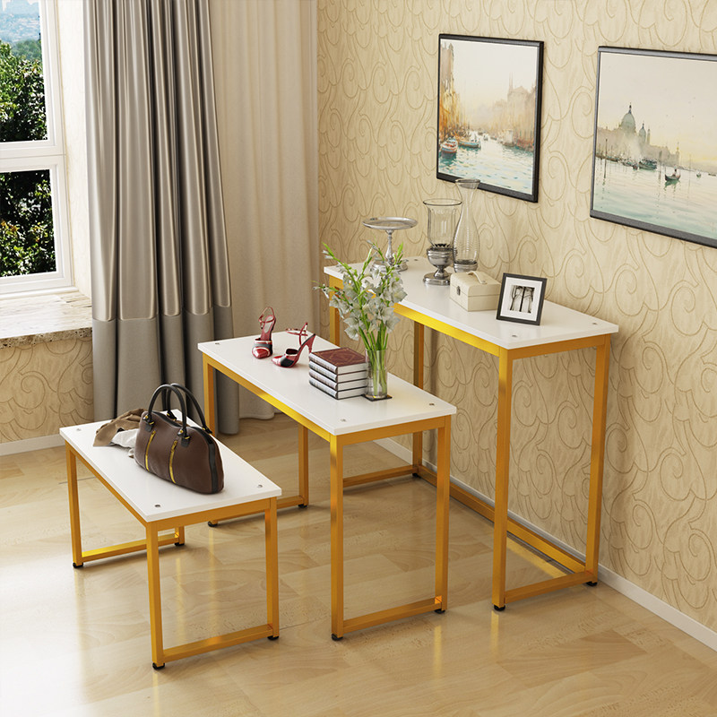 Display cabinet Showcase water table combination high and low flower stand Supermarket Shoes Goods Shelf Cosmetics Middle Island Cabinet