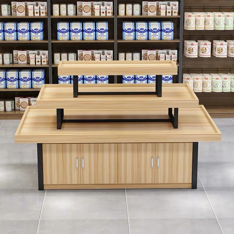 Supermarket Middle Island Shelves Shelves Makeup Mother & Baby Accessories Display Cabinet Shoes Shop Promotion Desk Book Toy Running Water Table