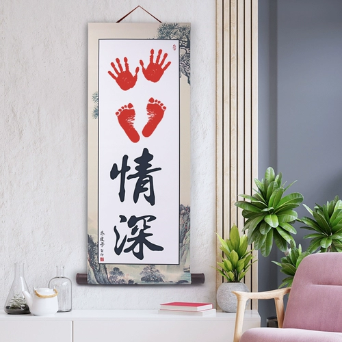 Детский сувенир для новорожденных, детские отпечатки рук и ног, чернильная подушечка, подарок на день рождения