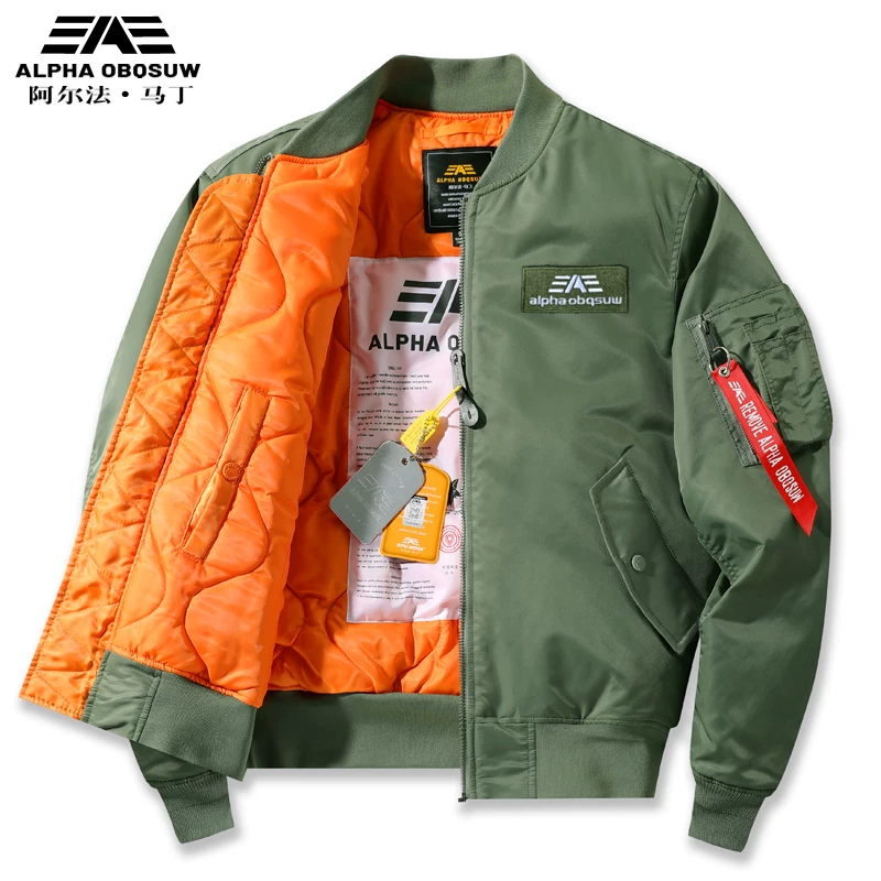 Martens, baseball men's windproof jacket, American style, increased thickness