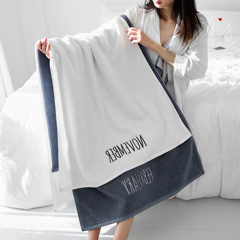 Japanese bath towel household pure cotton water absorption new autumn can not dry couples men and women towels