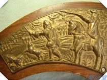 Chic 05 Cousins Collection Of Characters Scenes Reliefs Bronze Inlaid Wood Pots