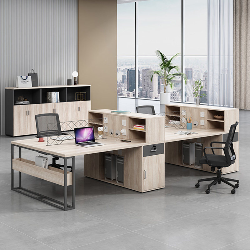 Staff Desk Chair Portfolio Brief About Modern Employee Table Finance Table 4-four 6-person Screen Cassette Partition