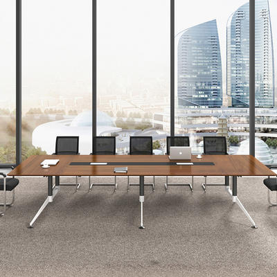 The conference table is simple and modern. Long conference table, office reception table, training table, negotiation table. The rectangular table and chair combination is fashionable
