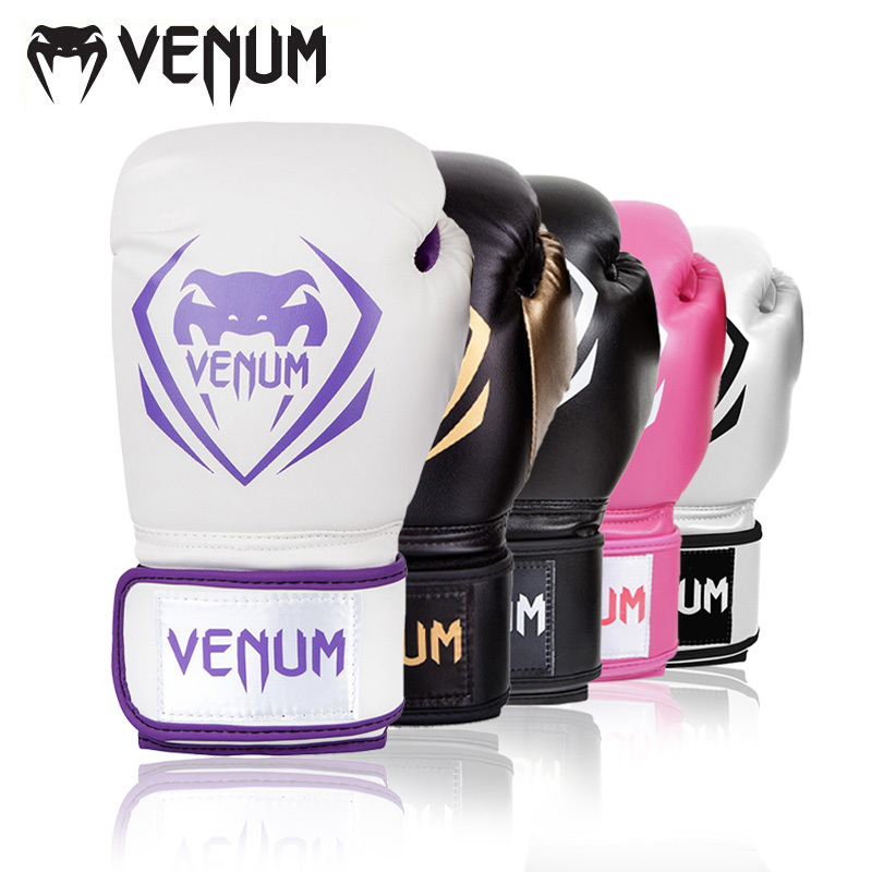 Venum Venom Boxing Gloves for Adults, Men and Women, Sanda Fighting Gloves, Muay Thai Training Punching Bag Fighting Gloves