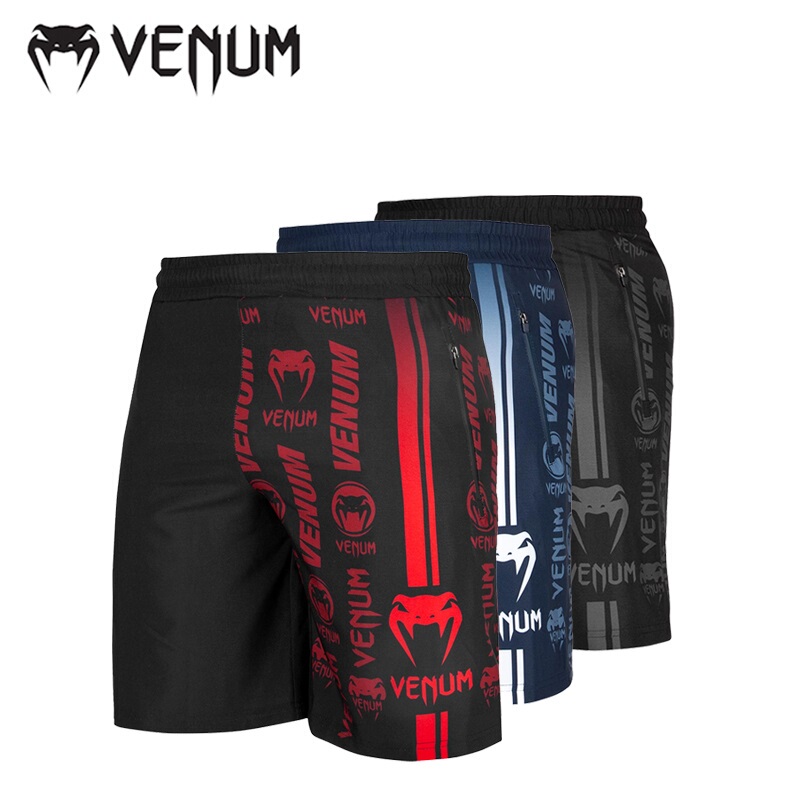 Venum Venom Logos Series Mma Training Shorts Boxing Shorts Men's Sports Fitness Shorts Sports Pants Genuine