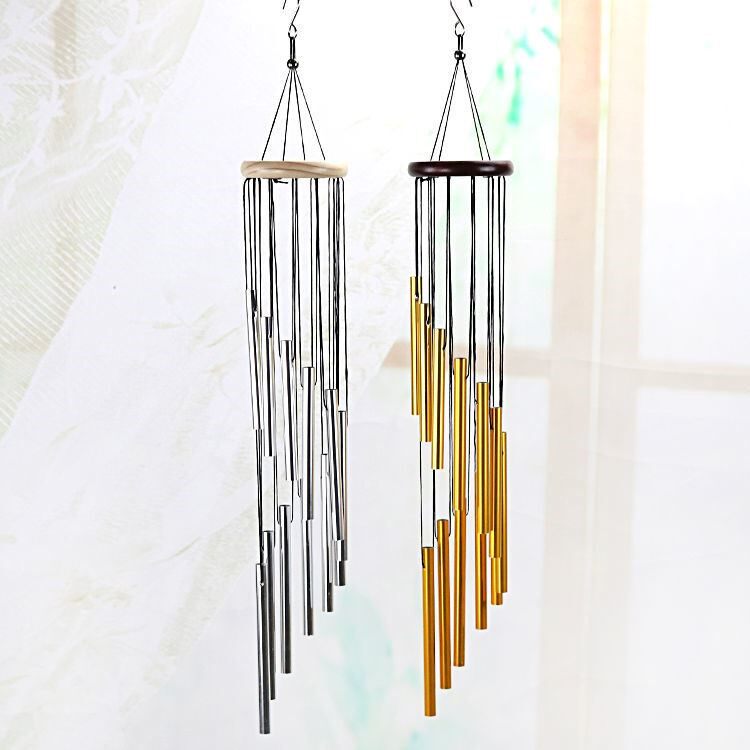 Wind bells sound bites wood multiple wind bells hanging accessories Creative boys and girls Little Qing new bedroom door decorated with outdoor balcony door