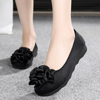 万和泰 Осенние слипоны, обувь, черные туфли, танцующая комфортная рабочая униформа медсестры