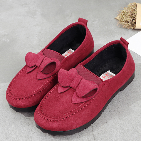 Wanhetai autumn and winter old Beijing cloth shoes women's shoes plus velvet warm cotton shoes soft bottom casual shoes flat bottom non-slip pregnant women shoes