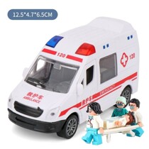 Inertia Cop Car Transporter Fire Truck Ambulance Four Doors Open Children Toy Boy Girl Toy Car