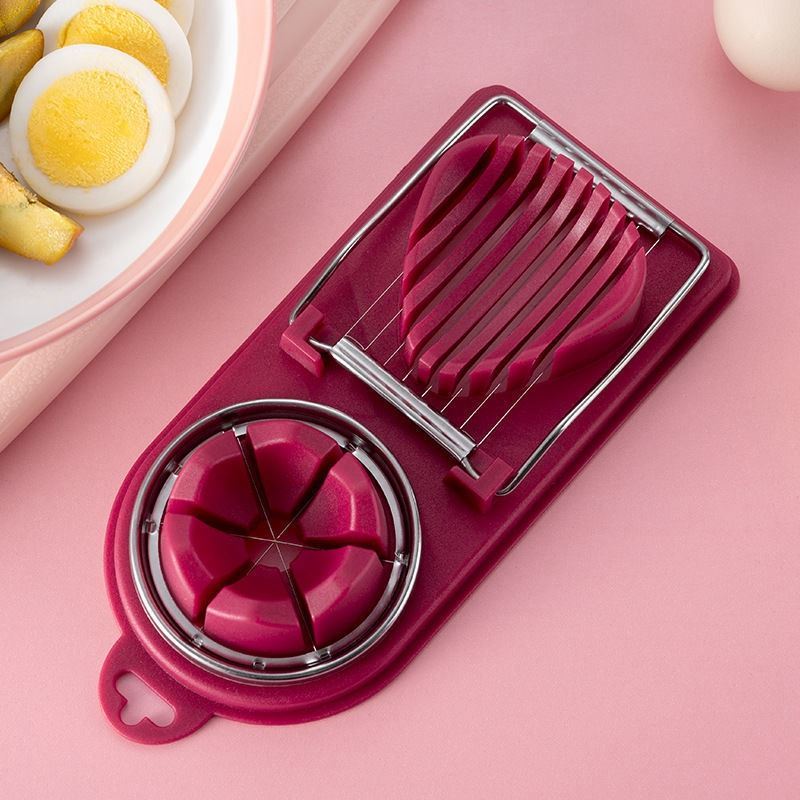 Two-in-one slicer fancy egg multi-petal splitter Songhua egg multi-functional household slicer egg artifact