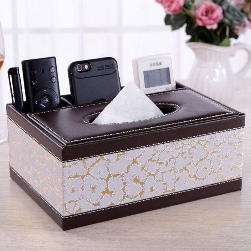 Pen holder, toilet paper box, integrated multi-function tissue box, toilet paper box, coffee table, living room, remote control storage box, home napkin