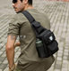 Guardian Chest Bag Men's Outdoor Sports and Leisure Tactical Canvas Single Shoulder Messenger Backpack Multi-functional Luya Slingshot Bag