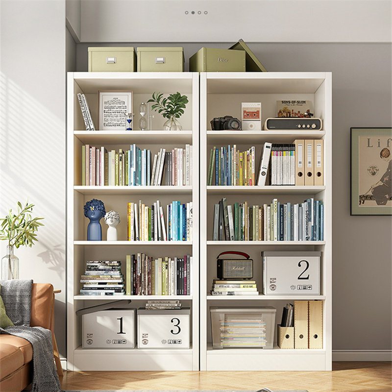 Children's bookshelf landing shelves household students simple multi-layer drawing of the library bookcase containing cabinets