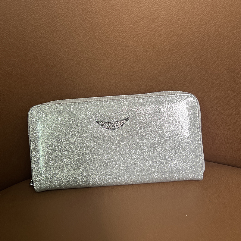 2026 New Zv Wing Wallet, Foreign Trade European and American Fashion Classic Long Clutch Bag, Large Capacity Multi-Card Slot Wallet 2026 New Zv Wing Wallet, Foreign Trade European and American Fashion Classic Long Clutch Bag, Large Capacity Multi-Card Slot Wallet