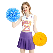 Matte Cheerleading Flower Ball Cheerleaders Hand Flowers Cheerleading Flower Balls Cheerleaders Holding Flowers Hand-cranked Flowers Dance Performance Flowers
