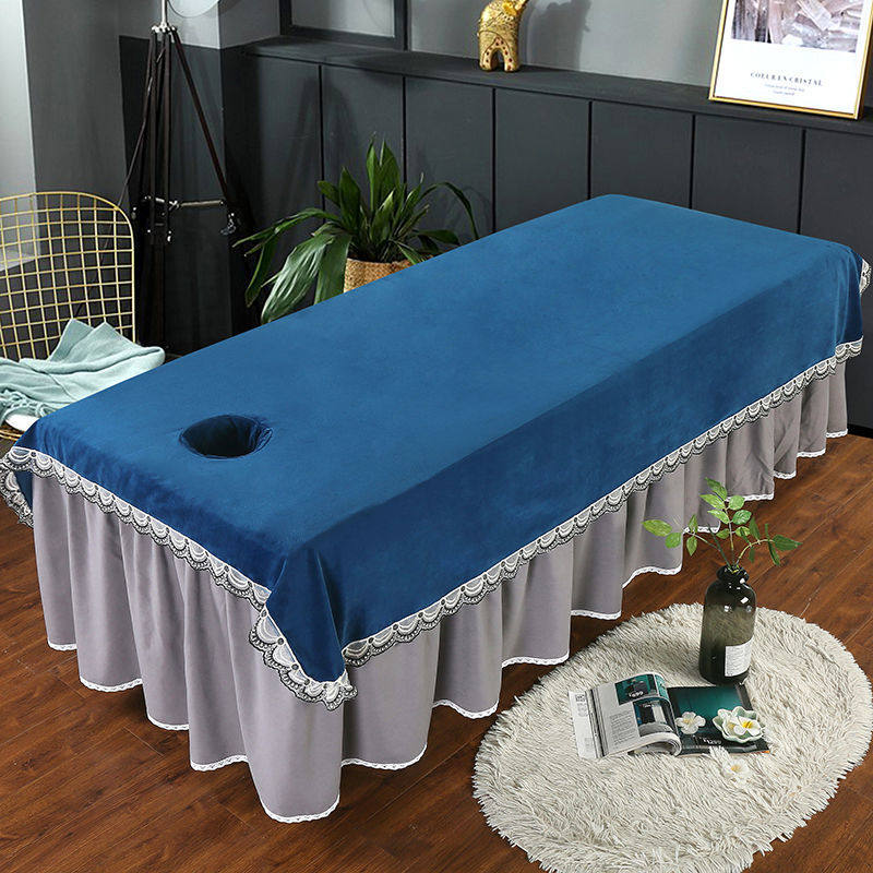 Beauty Bed Linen Beauty Massage Bed Linen Beauty Crystal Suede Thickened Winter Warm Linen Beauty Salon Special