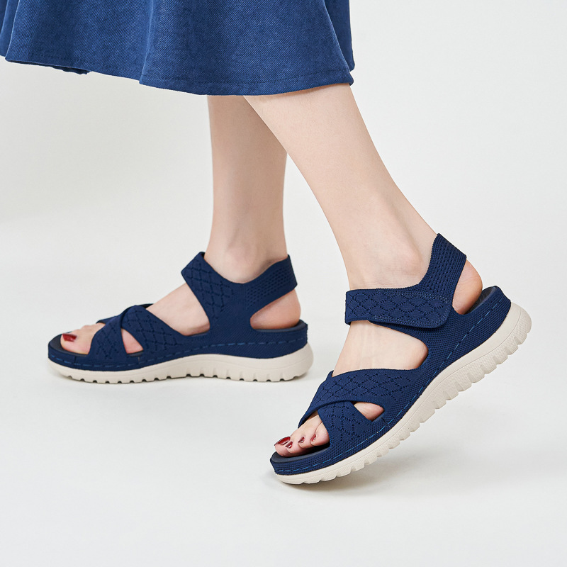 Siketu L1902-4 Amazon European and American Sports and Leisure Sandals New Model 2025 Velcro Cut Out Thick-Soled Women's Sandals Siketu L1902-4 Amazon European and American Sports and Leisure Sandals New Model 2025 Velcro Cut Out Thick-Soled Women's Sandals
